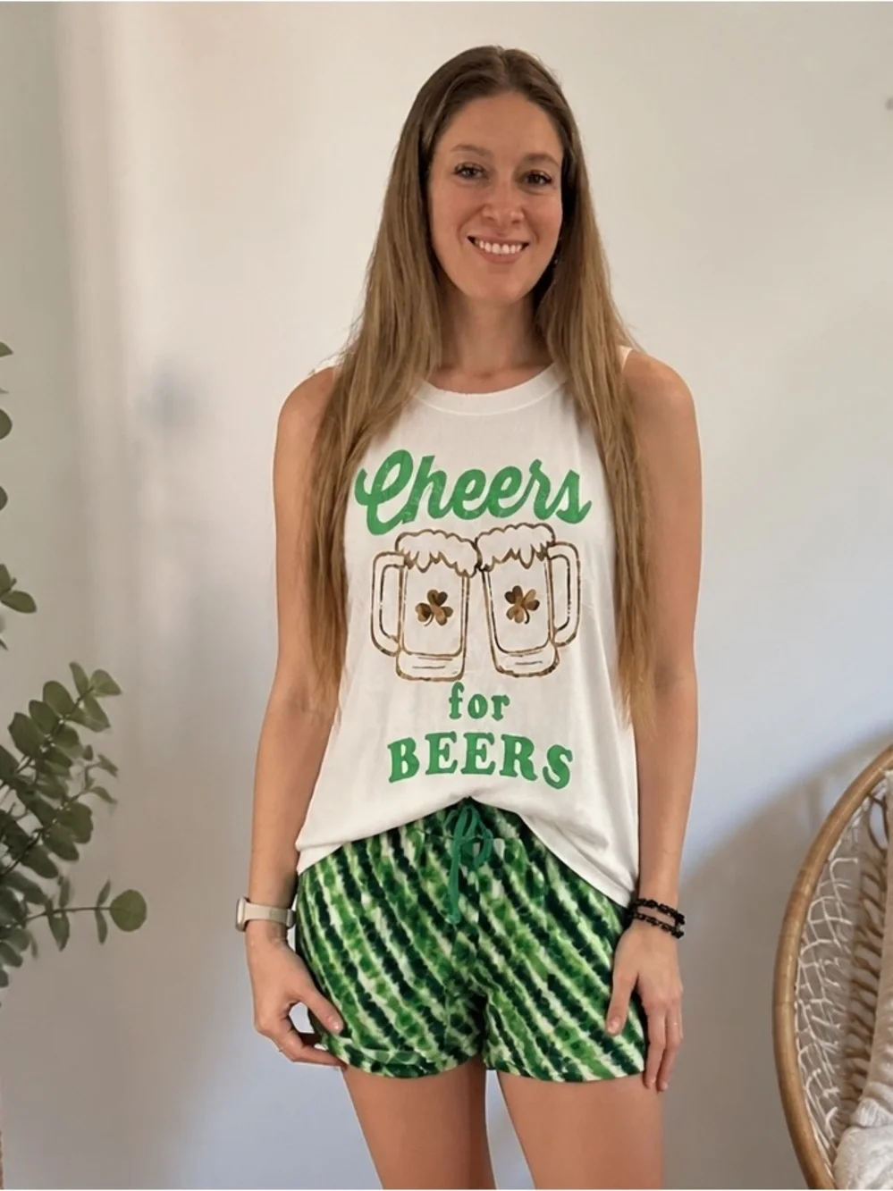 NWT Cheers for Beers Pajama Set Size Medium